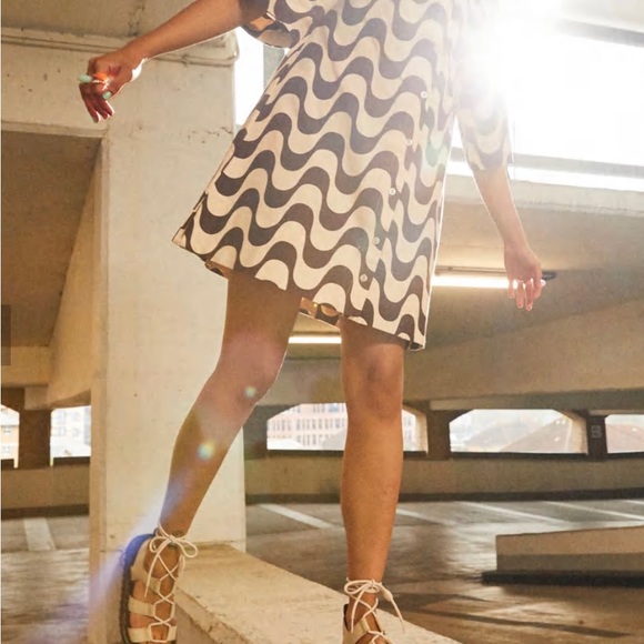 NWOT Dr Martens 'NARTILLA' AirWair Leather Strappy Sandals Black White Women’s - Picture 3 of 13